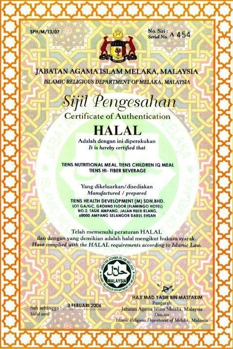 Halal sertifikat